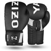 Yazizo Boxing Gloves Sparring and Muay Thai Matte Faux Leather,