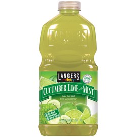 Langers Juice Cocktail, Cucumber Lime With Mint, 64 fl. oz. (Pack Of 8)