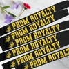 SKJIAYEE 10 Pcs Prom Royalty Sashes, Black Satin Prom Sash