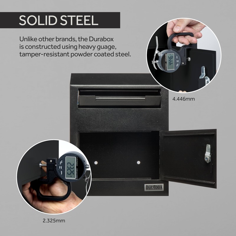 Durabox Drop Box Deposit Safe 12 x 4 x 15”