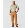Carhartt Men's Firm Duck Dbl Front Work Dungaree, Carhartt Brown,