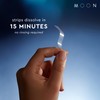 MOON Dissolving Teeth Whitening Strips - Vegan, Easy-to-Use, No Rinse