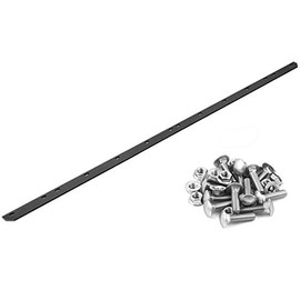 USA Made Heavy Duty 72" Snow Plow Blade Edge with Mounting Equipment | Wear Bar Cutting Edge Replacement | 4-6x Longer Life Than Factory Blade