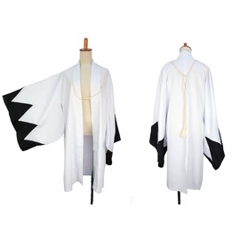 Fujitatsu D6050-NEWWHT Shinsengumi Haori General Purpose Costume, Shinsengumi Corps Clothing, With Split Back, Kimono Cosplay, Dundara, Period Drama, Costume, Happi, Souji Okita, Toshizo Hijikata,