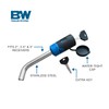 B&W Trailer Hitches Receiver Hitch Lock - Fits 2", 2.5"