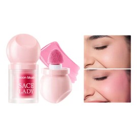 Sace Lady Rubor Líquido Multifunción 3 en 1 Maquillaje Facial Rubor Sombra e Iluminador Hidratante Resistente al Agua Larga Duración 02 Rosa Conejito