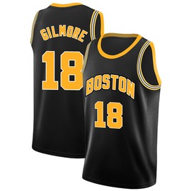 Atonmore Happy Gilmore #18 Jersey Boston Adam Sandler 1996 Movie Basketball Stitched, 90S Hip Hop Clothing for Party(18-XX-Large)
