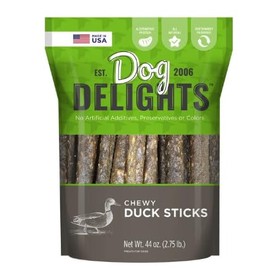 Dog Delights Chewy Duck Sticks 44oz,(2.75lb.)