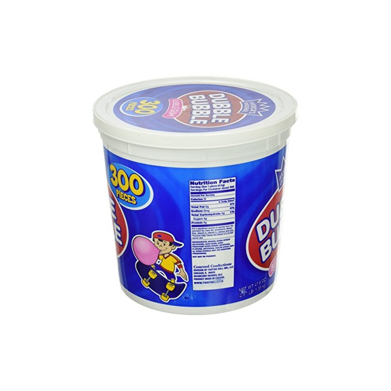 America's Original Dubble Bubble Bubble Gum 47.6 Ounce Value Tub