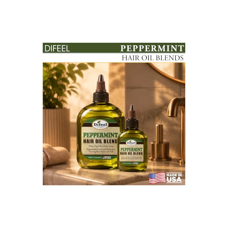 Difeel Aceite de cabello natural de primera calidad, aceite de