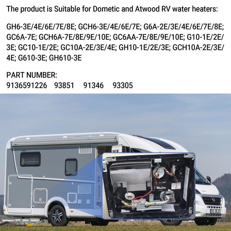3 in 1 RV Water Heater Replacement Parts for Atwood/Dometic