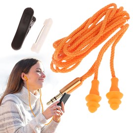 Construction Earbuds,Work Earbuds - with Clips 100dB Soundproof Headphones for Meetings Concerts Noisy Environment Labor Protection Airplane Job Site