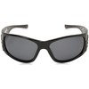 Black Flys Sonic 2 Floating Polarized Shield Sunglasses, Shiny Black,