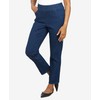Alfred Dunner Womens Petite Super Stretch Mid-Rise Average Length Pant,