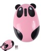 EALEK Cute Panda Wireless Mouse 2.4G - Rechargeable, Energy-Saving, Precise