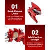 ATPEAM Wood Gluing Pipe Clamp Set | 4 Pack 3/4’’