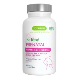 Multivitamínico Prenatal Igennus Metilado Para Mujeres, 60 C