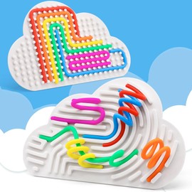 Happlayfun Christmas Stocking Stuffers for Kids Gifts: Fidget Toys Adults Toddlers Sensory Activity Board - ADHD Calming Autism Toy Birthday Xmas Gift for 3 4 5 6 7 8 Years Old Boys Girls Teenagers