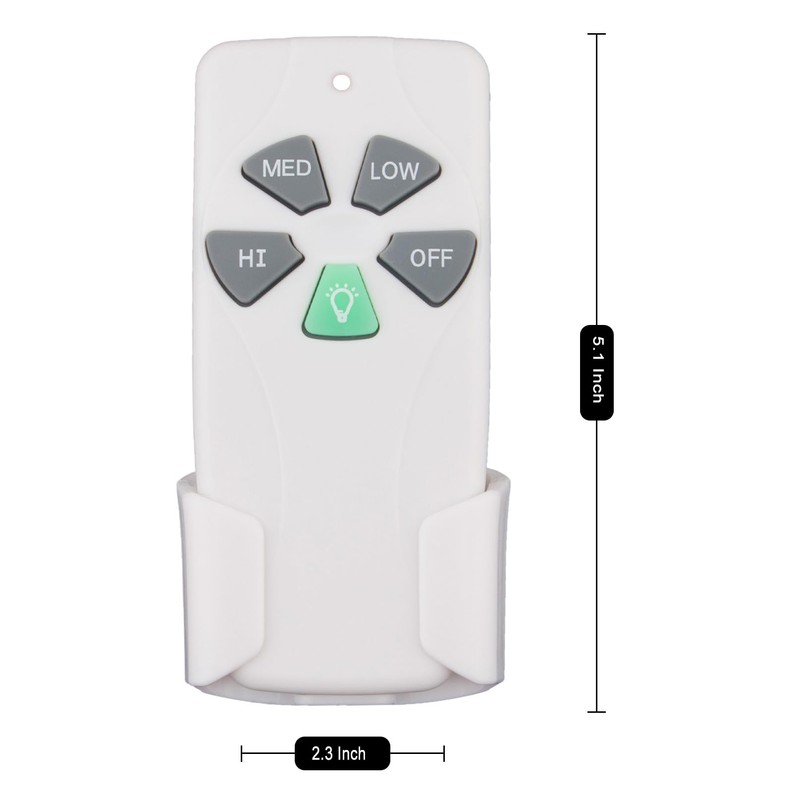 Replacement CHQ7030T Remote Control Commander Compatible with Harbor Breeze Ceiling