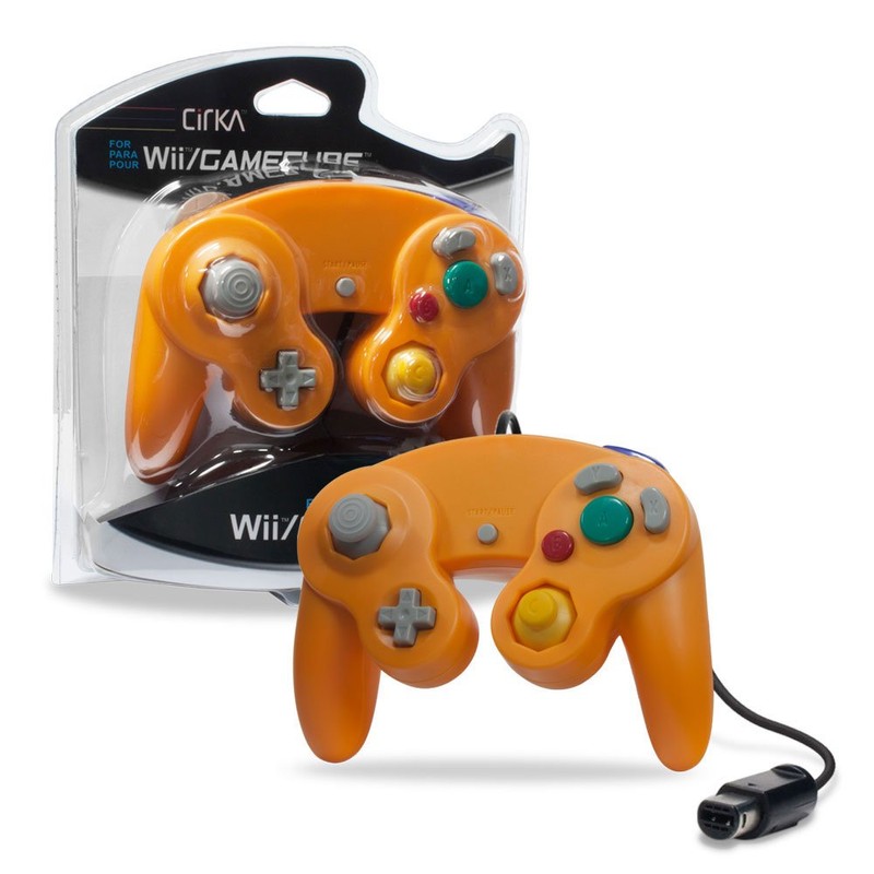 CirKa Wired Controller For Wii/ GameCube - Orange