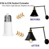 SumVibe 4 pack Light Bulb Socket Extender E26/27 Screw-In Adapter