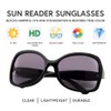 VITENZI Full Reader Sunglasses for Women, Oversized Reading Sunglasses with