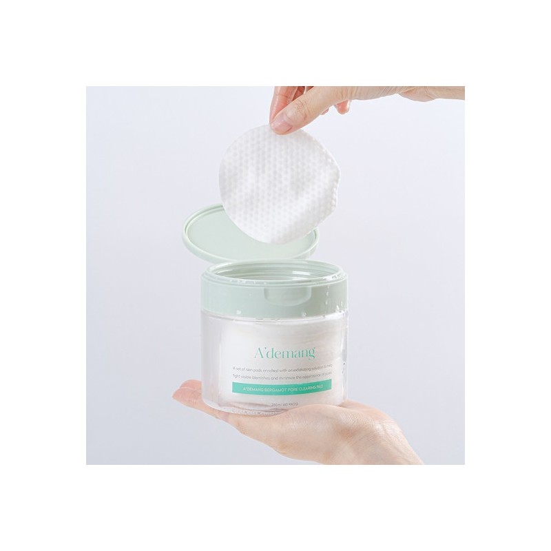 Adman Bergamot Pore Clearing Toner Pads 60 Sheets / 아드망