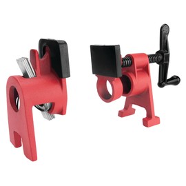 Performance Tool W3960 Cast Steel Pipe Clamp with Quick Release, 1250 lbs Clamping Pressure, 75-Inch Throat Depth, Fits 1/2-Inch NPT Pipe (not included)