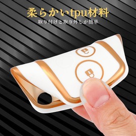 OFF WE GO Key Shell TPU Car Key Cover, Key Case, Compatible with New Honda Step Wagon, Freed, Elysion, Odyssey, CR-Z, Zest, Accord Stream, Insight, CR-V, Fit Shuttle, Life, Roadster, New Honda