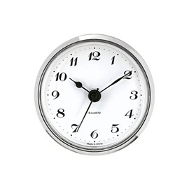 Pocket Movement, Quartz, White Dial, Acrylic Glass, Metal Case, Pear Hands