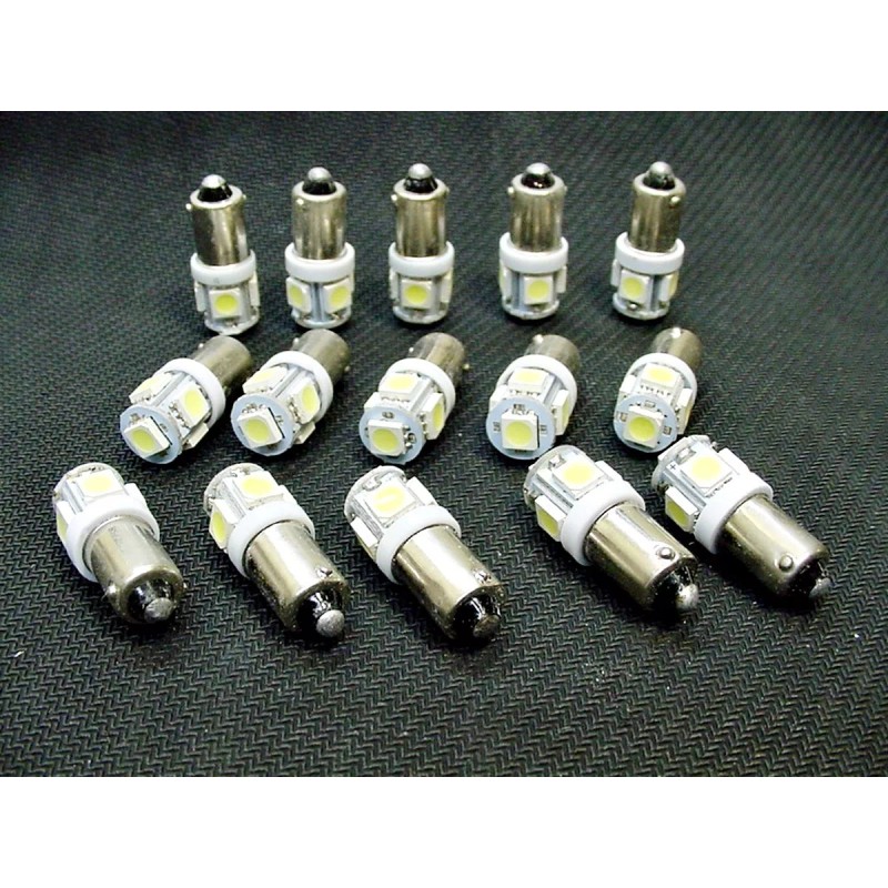 Lumiglow 15 COOL White 5 LED Instrument Panel Dashboard Lights