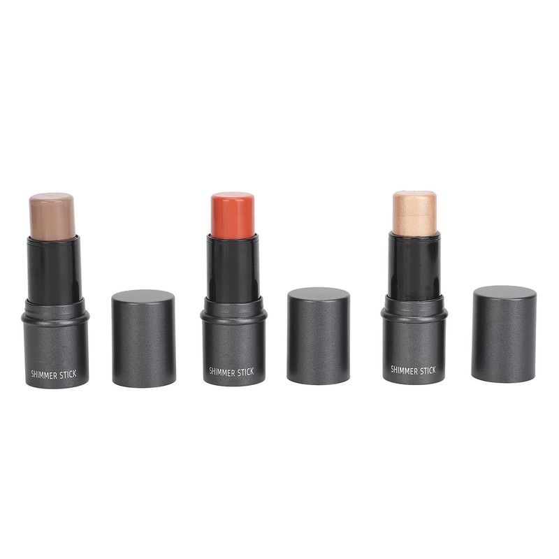 3pcs Highlight Blush Contour Stick Professional Cream Blush Stick for