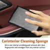Tzylomirx 5"×3" Car Interior Scrubbing Sponges, Microfiber Car Wash Sponges,