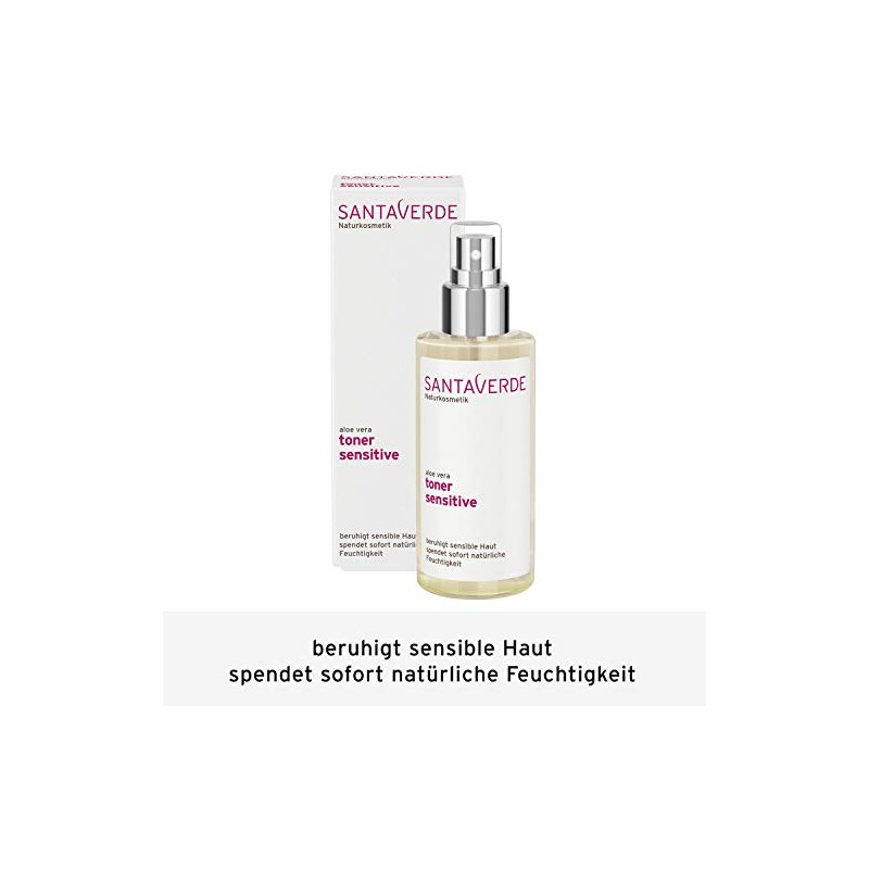SantaVerde, Aloe Vera, Facial Toner Sensitive, 100 ml