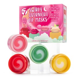 W7 Sweet Dreams Overnight Lip Mask Set - Cherry, Watermelon, Bubblegum & Vanilla - Lip Treatments