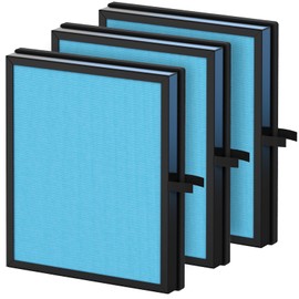 CFKREYA Mk04 Replacement Filter Sets for AROEVE MK04 MG04JH Air Puri-Fier,H13 True HEPA Filter,Compared to Part #MK04LX,3 Pack
