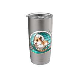 Hamster Running in Wheel Stainless Steel Insulated Tumbler