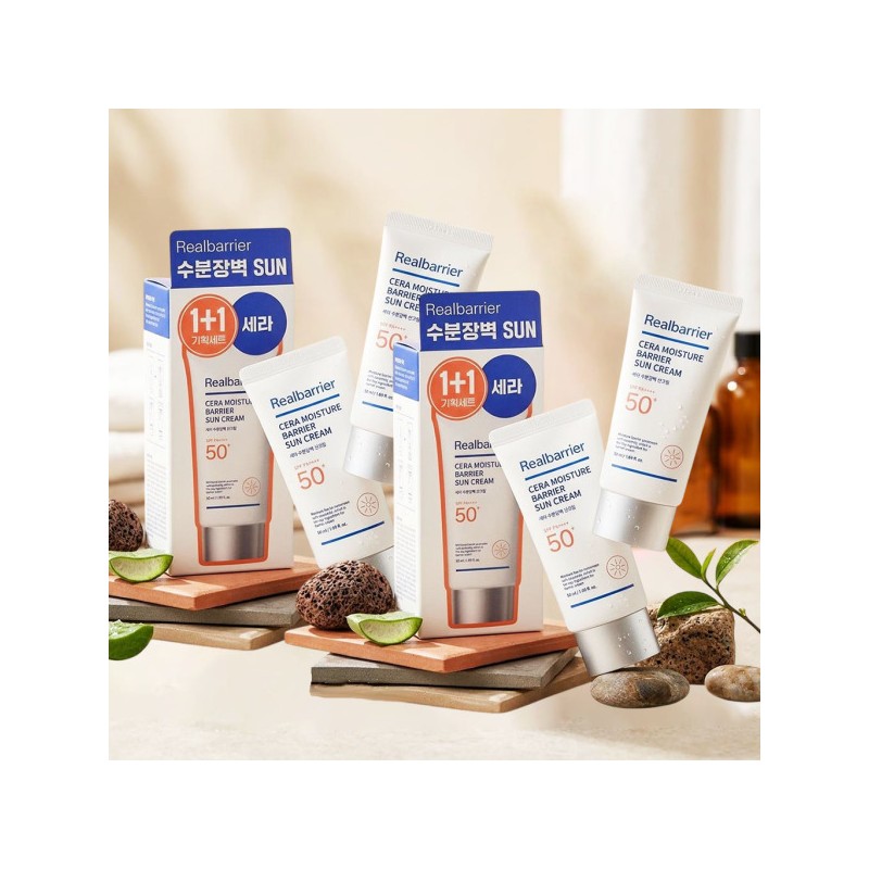 Real Barrier Cera Moisture Barrier Sun Cream 50ml x 4