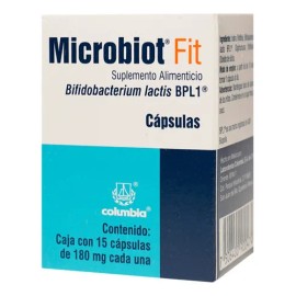 Suplemento Alimenticio Microbiot Fit 15 Capsulas Sin sabor