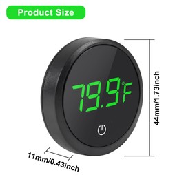 DWEII 2pack LED Digital Aquarium Thermometer, Tank Thermometer Aquarium Temperature Measurement Display Thermometer for Fish,Turtle and Aquatic
