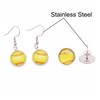2 Pairs of Stainless Steel Softball Earrings for Women Hypoallergenic