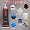 Yeardera Fabric Glue, Permanent, Clear, Washable Adhesive for Clothing, Patches,