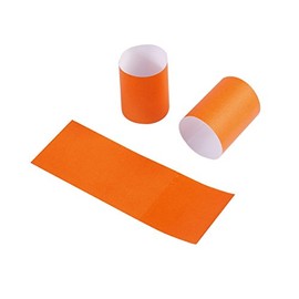 Gmark Paper Napkin Band Box of 500 (Orange), Paper napkin rings self adhesive GM1061A