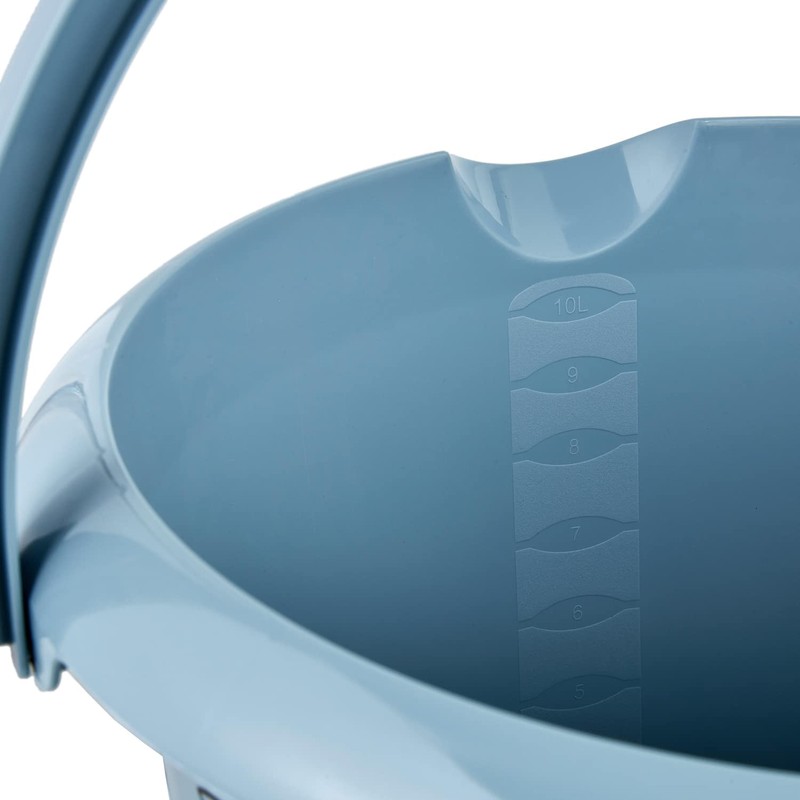 keeeper 10L Ilvie Sea Life Nordic Blue Bucket with Integrated