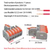 Insert Connector with Locking Screws, CESFONJER Terminal Block 1-in-5 Au,