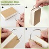 300 Blank Notebooks, Mini Word Card with Keychain, Vocabulary Book