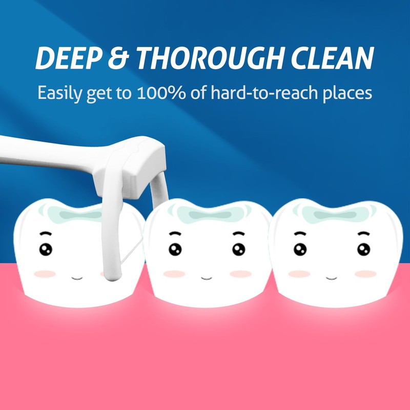 Ultraclean Access Flosser Refill Heads, Compatible with Listerine Ultraclean Access