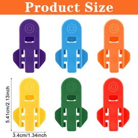 24 Pcs Manual Easy Can Opener Colorful Drink Can Protector Cap Leakproof Soda Top Ring Opener Tool Premium Plastic Shields Prevent Dust Can Openers for Pop Coke Beer Soda Drink Aluminum Beverage