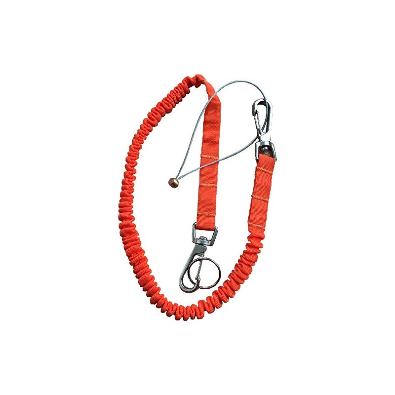 kangyuan 2pcs BUNGEE LEASH CORD Fabric Safety Cord Spring Snap