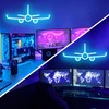 Vveikea Airplane Neon Sign Dimmable 3D Aviation Led Sign Airplane